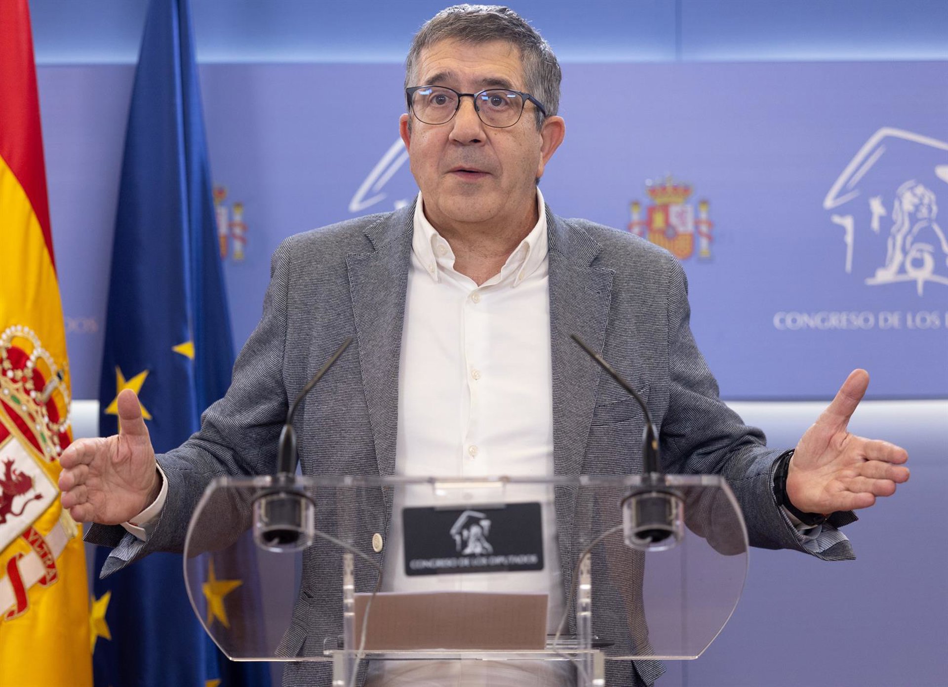 Patxi López censura que algunos jueces «no respeten» al Legislativo y le digan «lo que tiene que hacer» sobre Ábalos