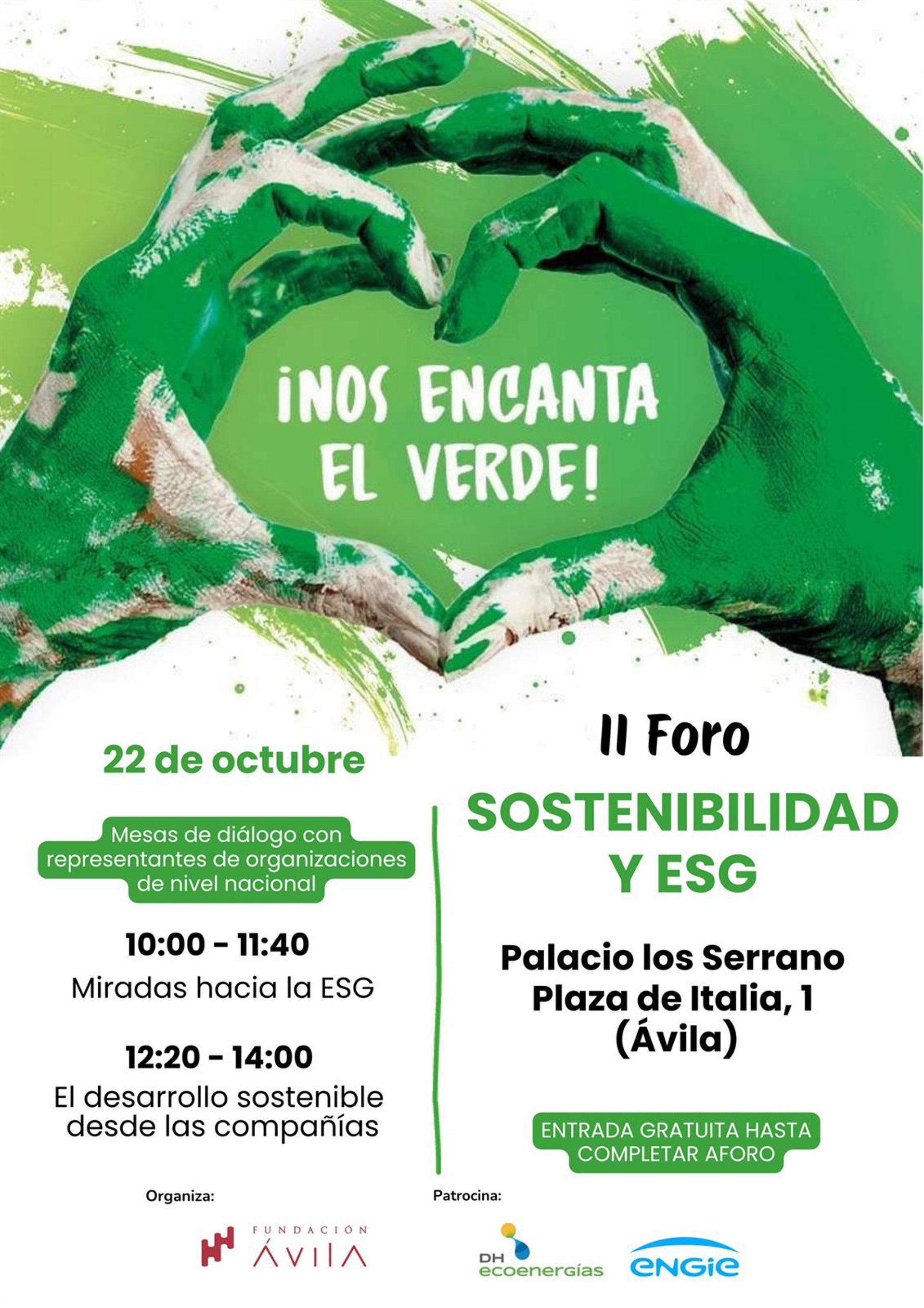 Fundación Ávila celebra desde este martes el II Foro de Sostenibilidad y ESG bajo el lema ‘Iniciativas Verdes’