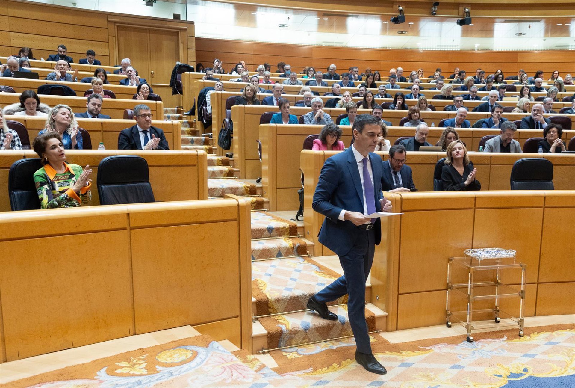 Comienza la comparecencia de Sánchez en la comisión de investigación del Senado sobre el ‘caso Koldo’