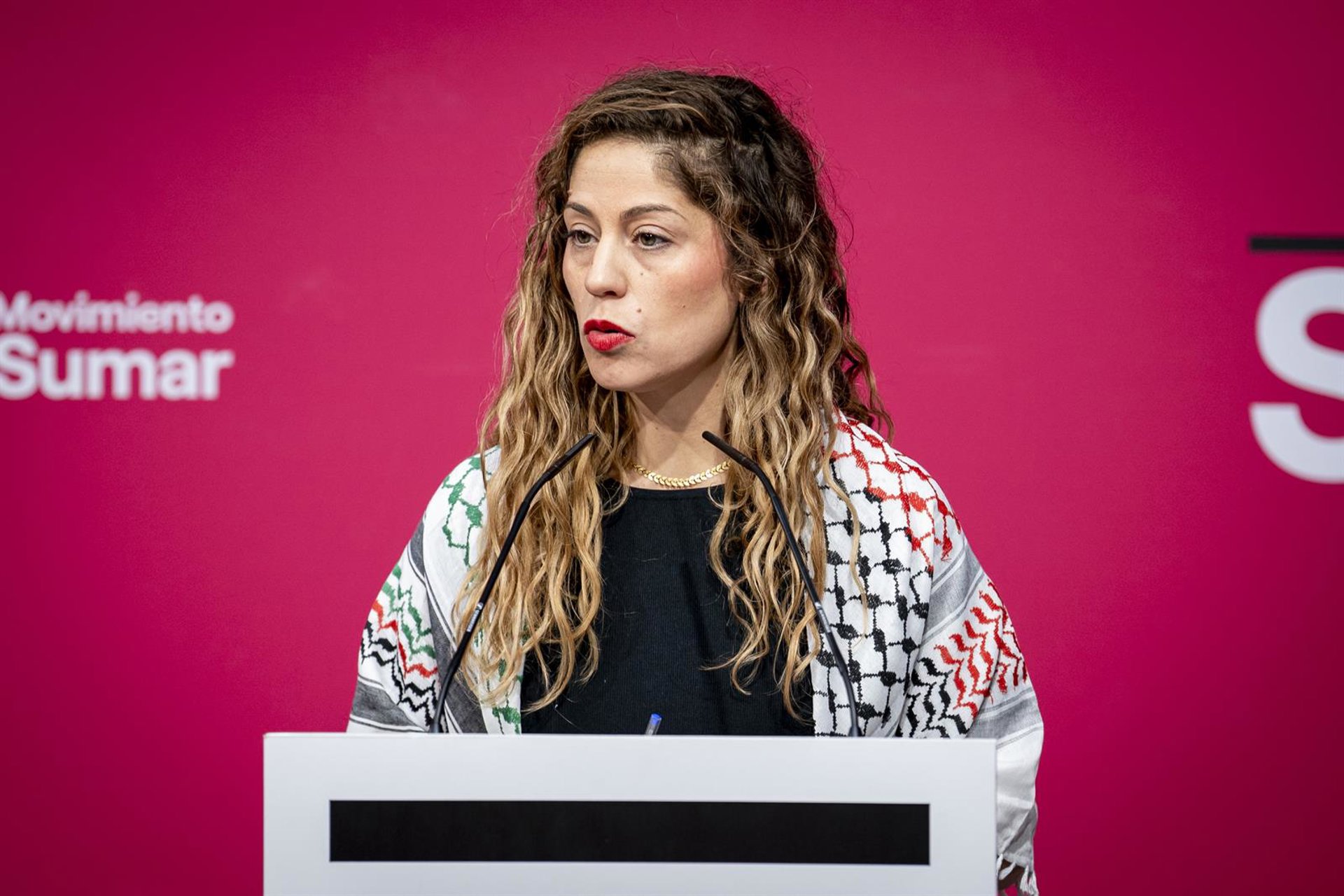 Lara Hernández (Sumar) descarta que se esté ante el final de la Legislatura por el «no» de Junts: aquí está todo abierto