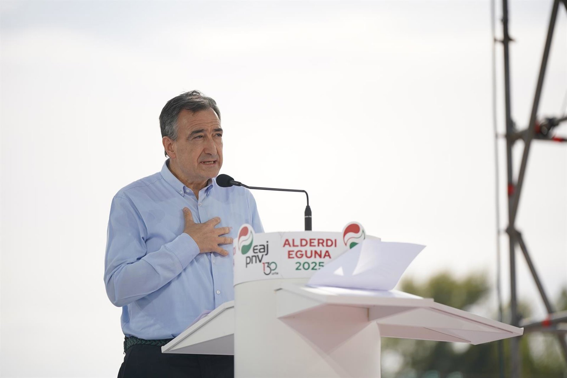 Aitor Esteban niega que el PNV realizara peticiones de nombramientos a Cerdán tras la moción de censura