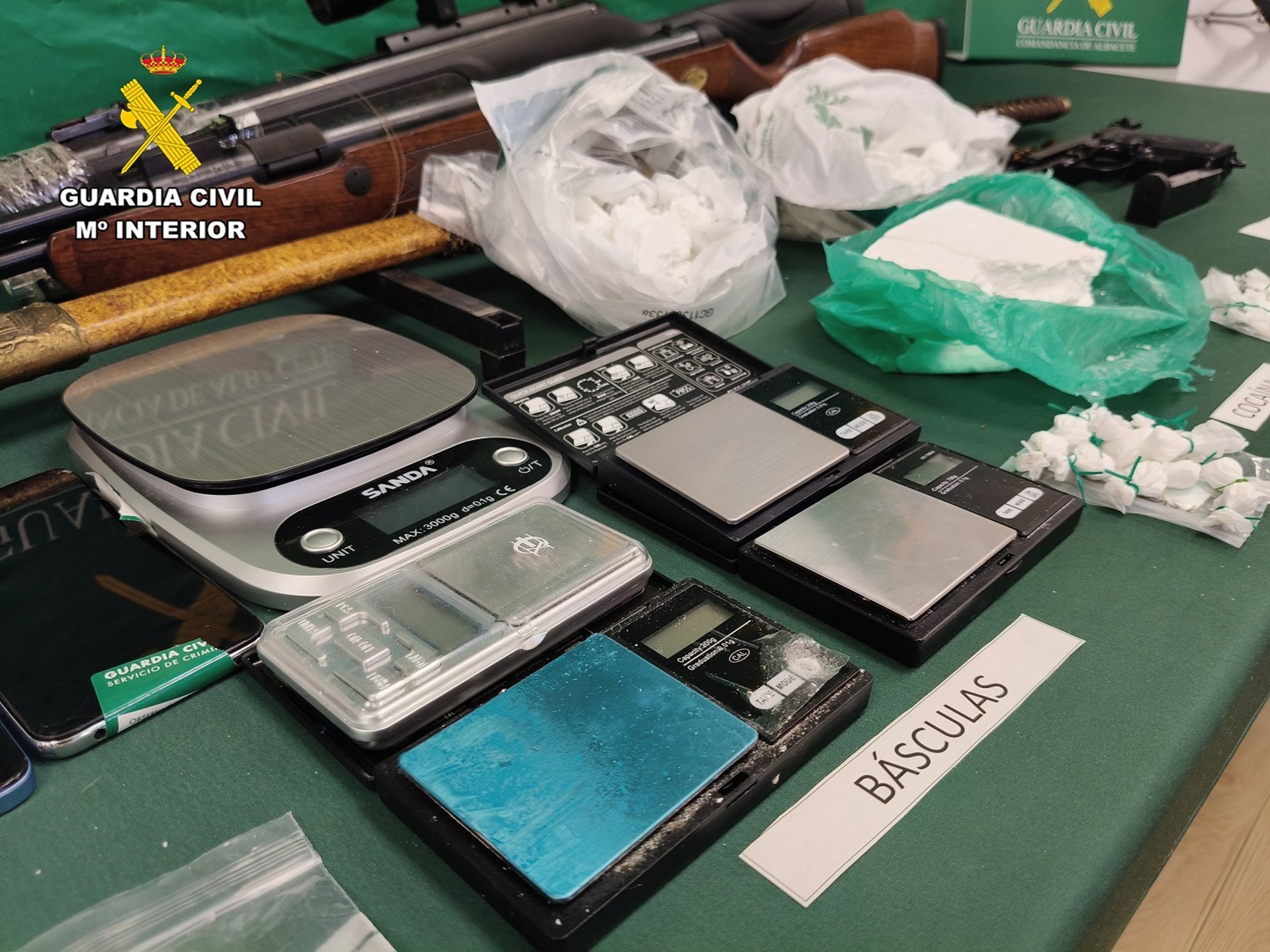 Dos operaciones contra el tráfico de drogas en la Manchuela albaceteña se saldan con 25 personas detenidas