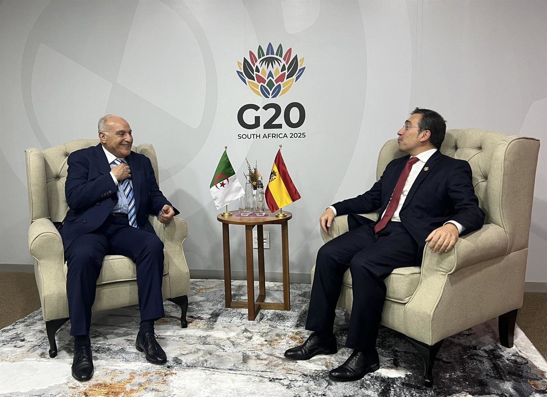 España y Argelia refuerzan su normalización diplomática con una reunión de Exteriores en el G20