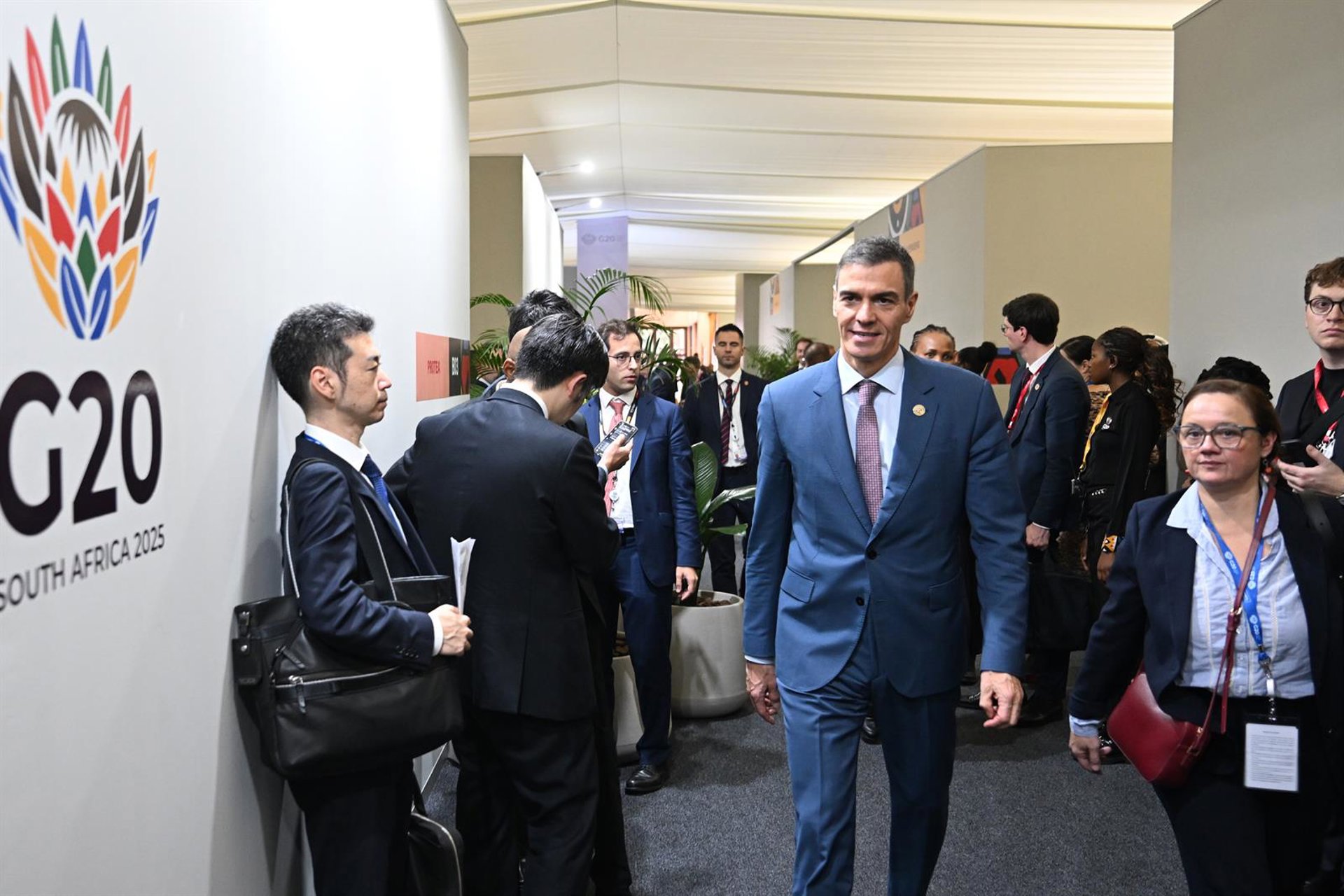 Sánchez pide en el G20 más control sobre la inteligencia artificial ante el impacto sobre el mercado laboral