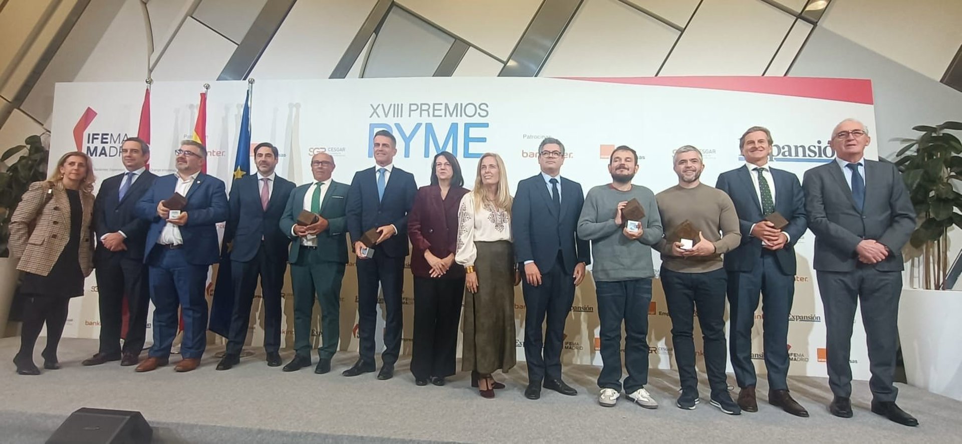 Los XVII Premios PYME de Ifema Madrid y Expansión reconocen la labor de 6 de ellas en el tejido empresarial nacional