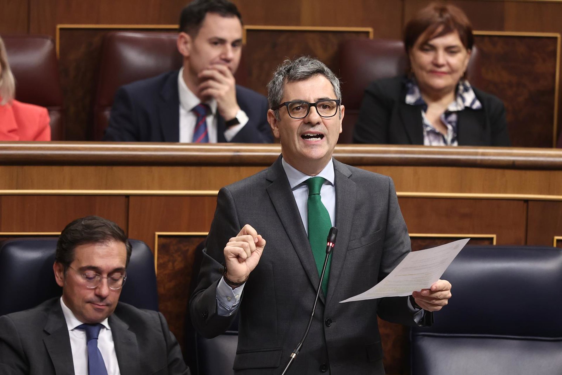 Bolaños «discrepa» de la sentencia a García Ortiz: «Las dudas que tenía se mantienen»