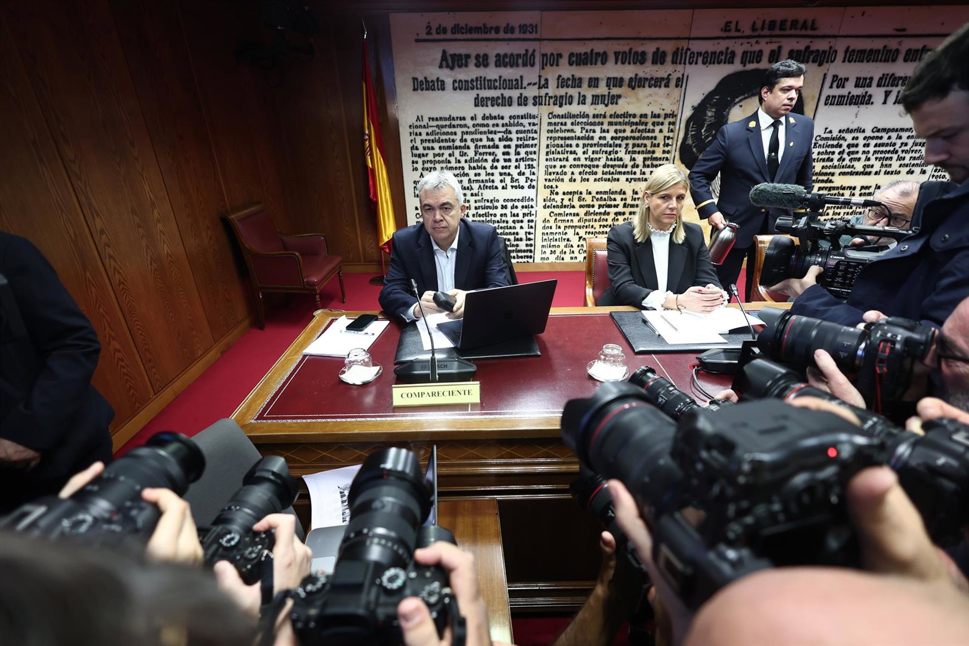 Santos Cerdán, después de que nadie del PSOE le haya acompañado al Senado: «Mejor solo que mal acompañado»