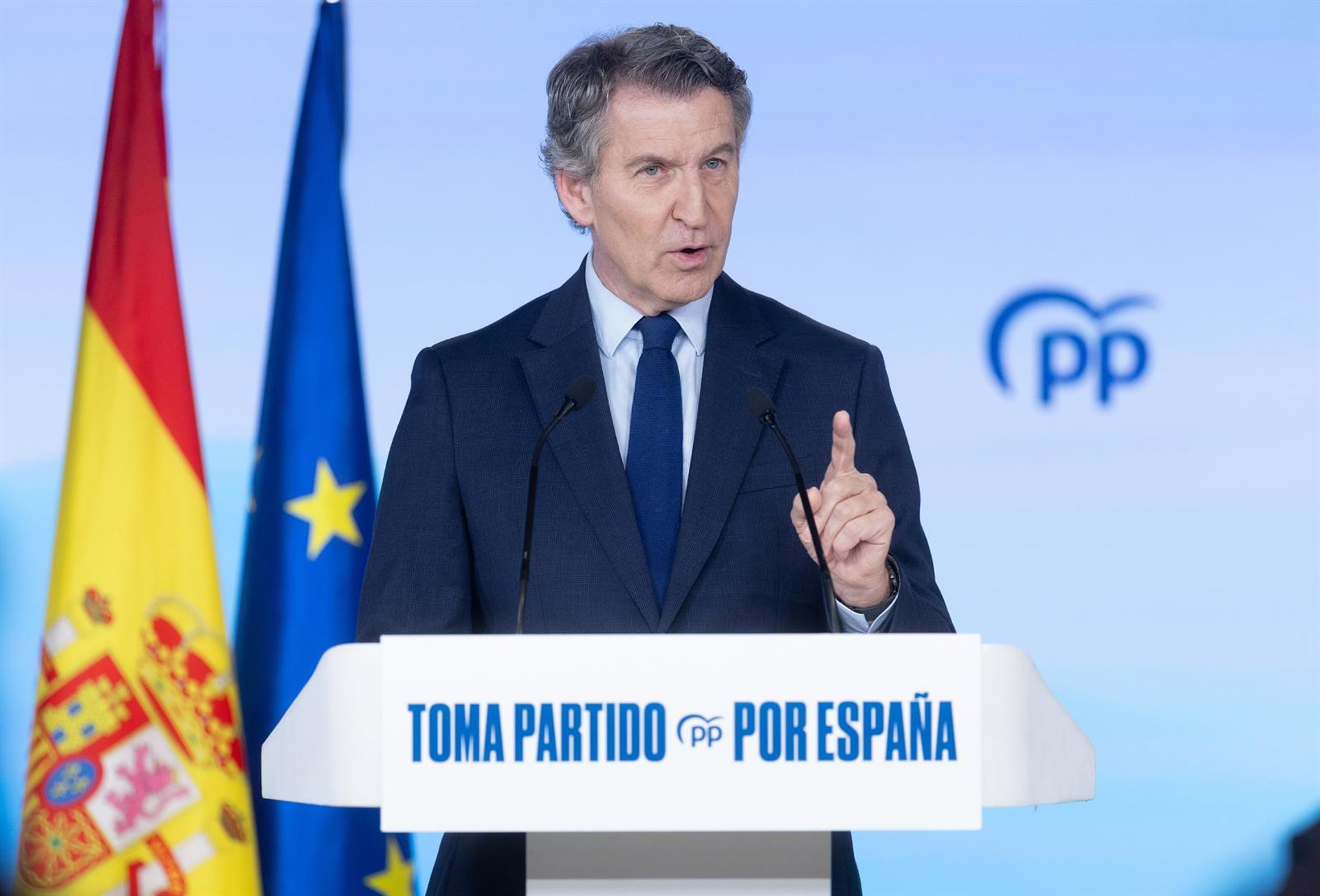 Feijóo avisa a Sánchez que la «igualdad de los españoles no puede ser moneda de cambio» tras el pacto con ERC