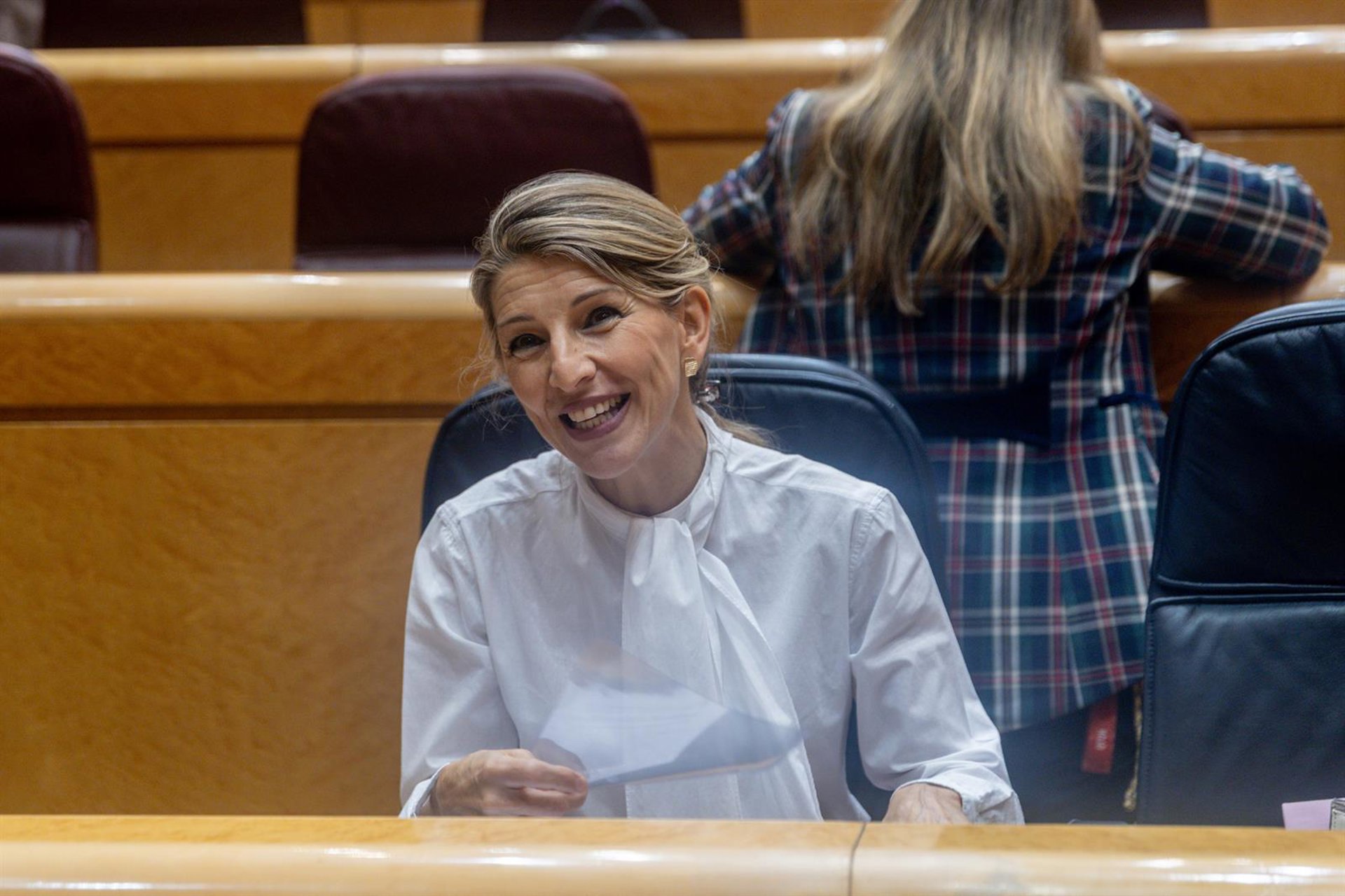 Yolanda Díaz ve un error hablar «de personas o marcas» en la refundación de la izquierda: «No va de hablar de nosotros»