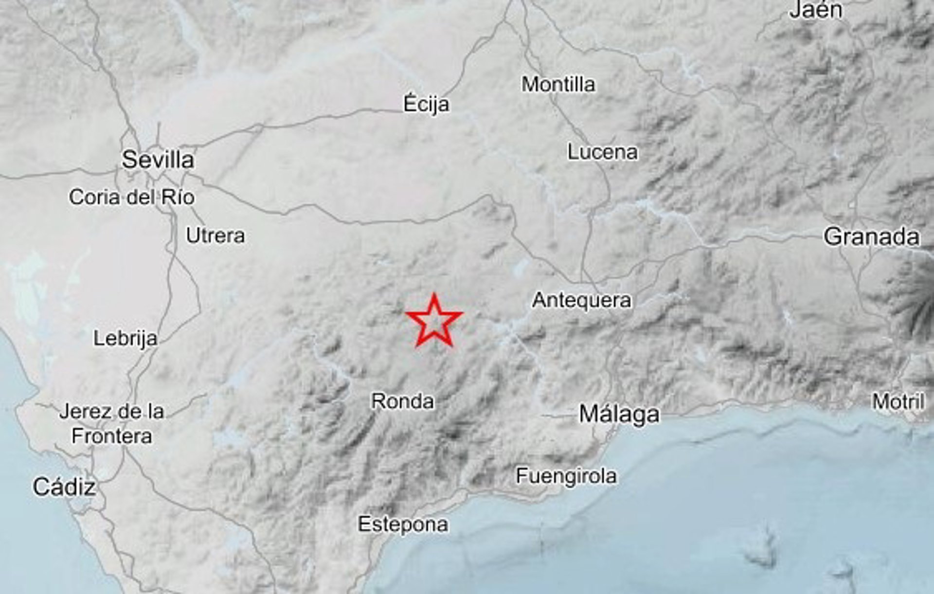 Registrados tres terremotos en Cañete la Real y uno en Benalmádena en las últimas horas