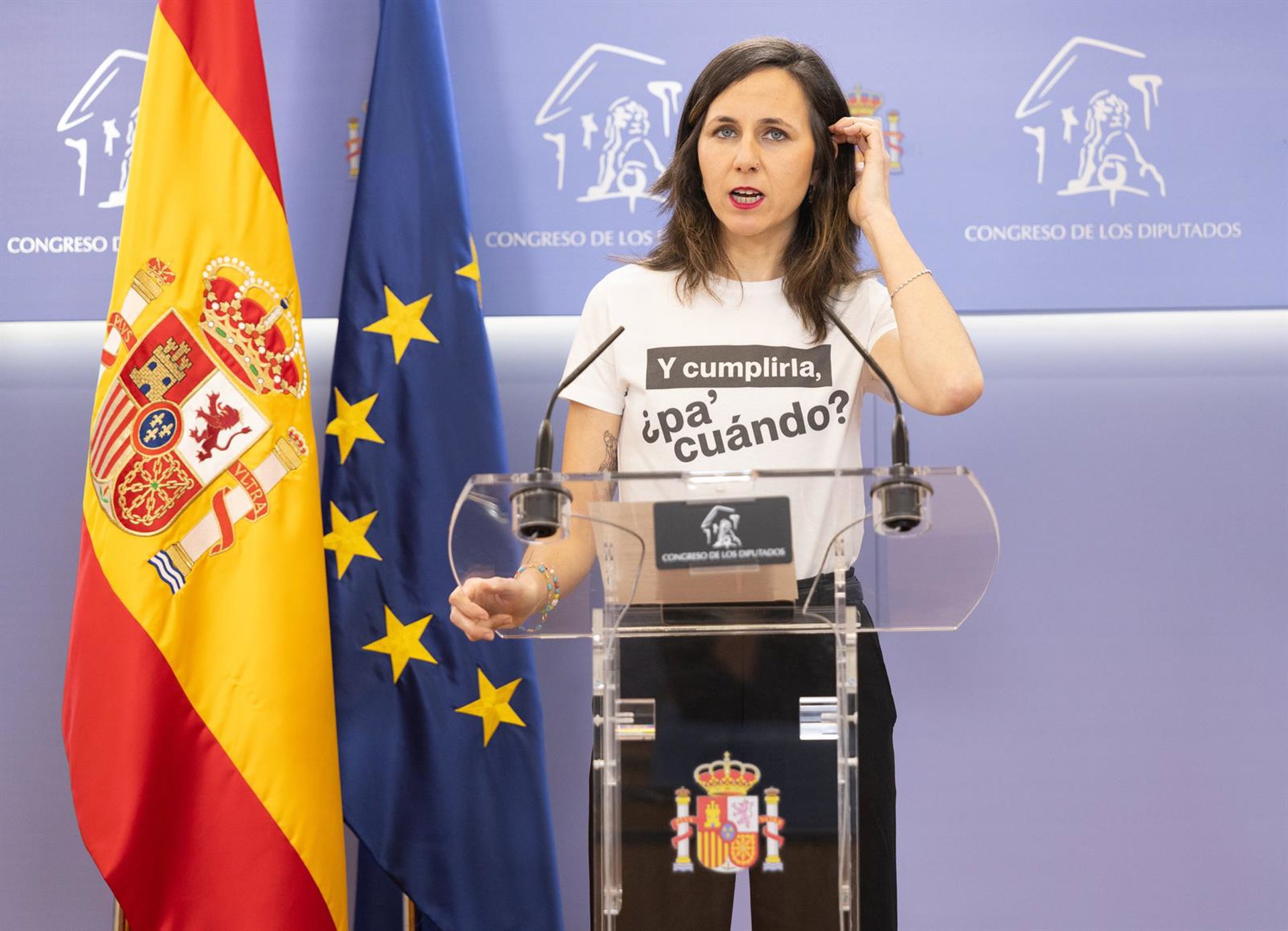 Podemos se desmarca de alianzas con Sumar pese a la renuncia de Díaz y les achaca sostener al PSOE a «cualquier precio»