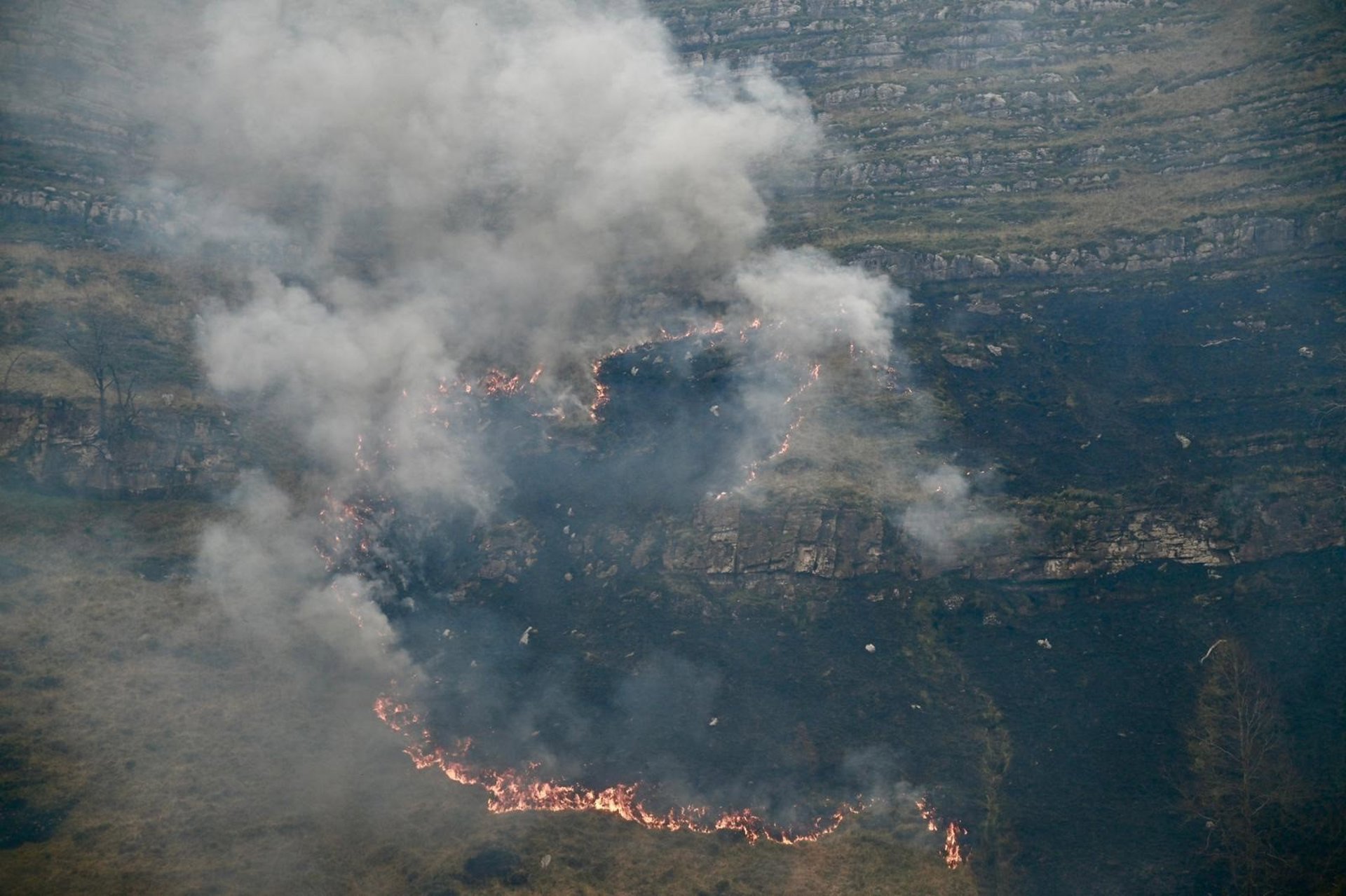 Delegación tiene indicios de que algunos de los incendios en Cantabria fueron provocados, sin detenidos hasta el momento