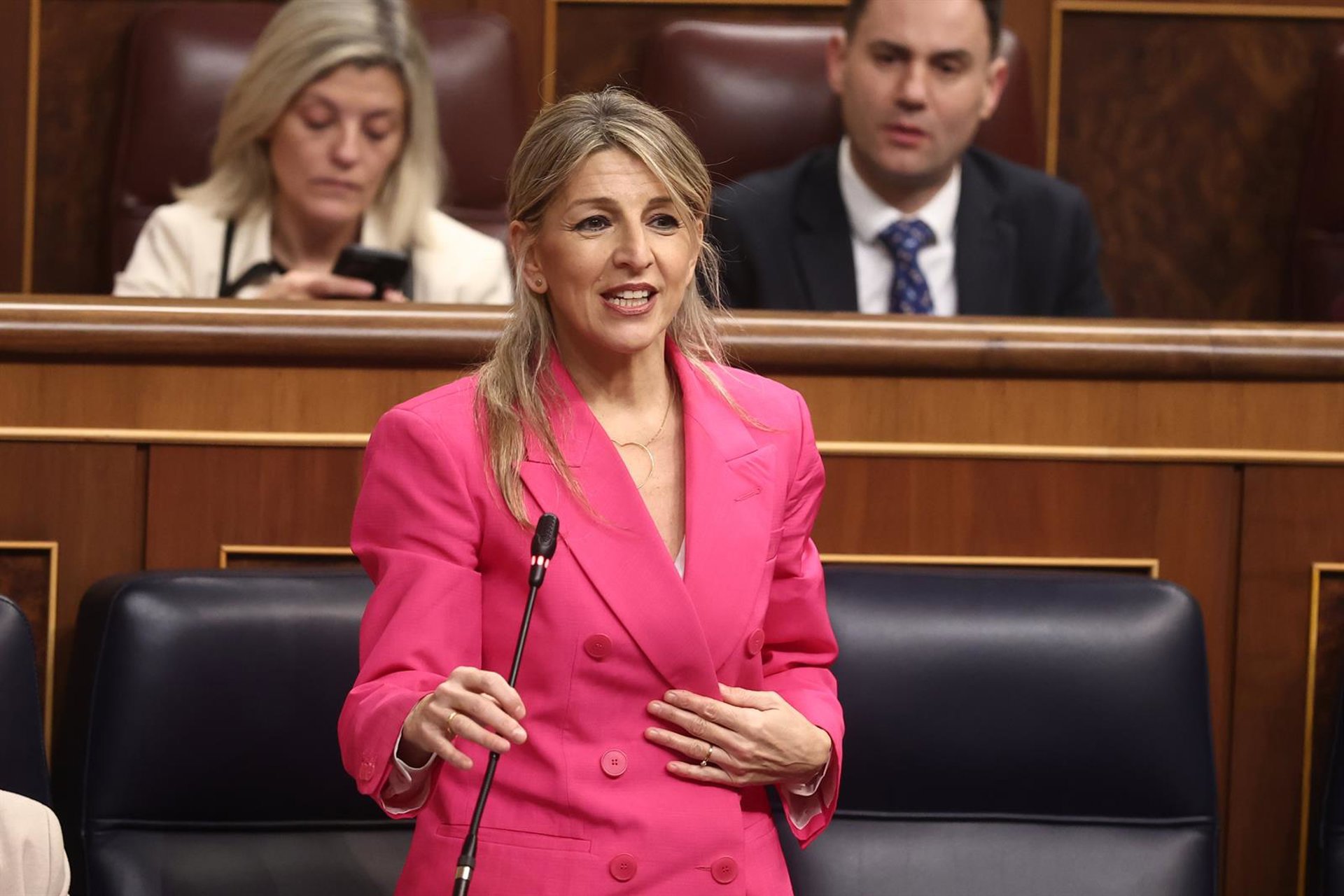 Yolanda Díaz asegura que no apoyará a ningún candidato para sucederla: «No voy a hacer jamás lo que han hecho conmigo»