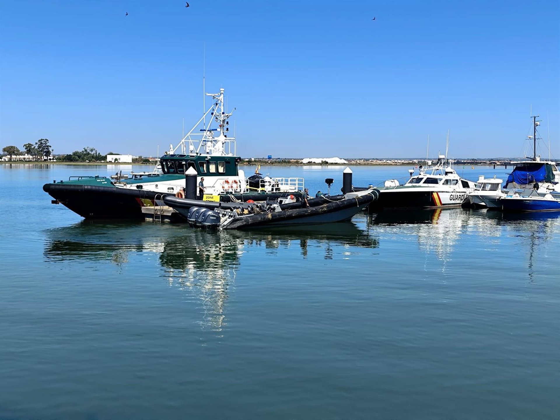 Ingresa en prisión el piloto de la narcolancha herido durante una operación en el golfo de Cádiz