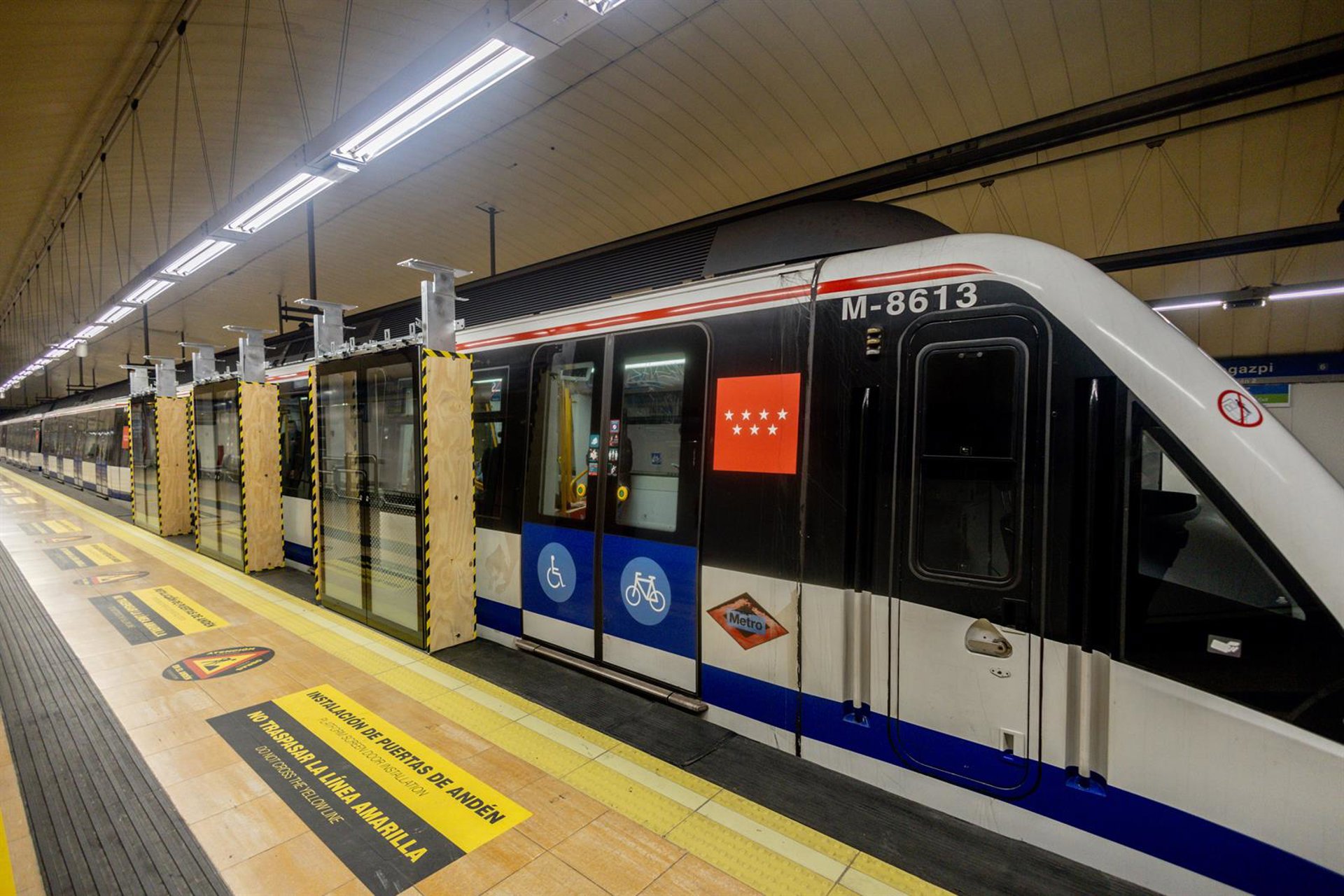 Una reyerta en el Metro de Gregorio Marañón deja ocho detenidos y dos heridos por arma blanca