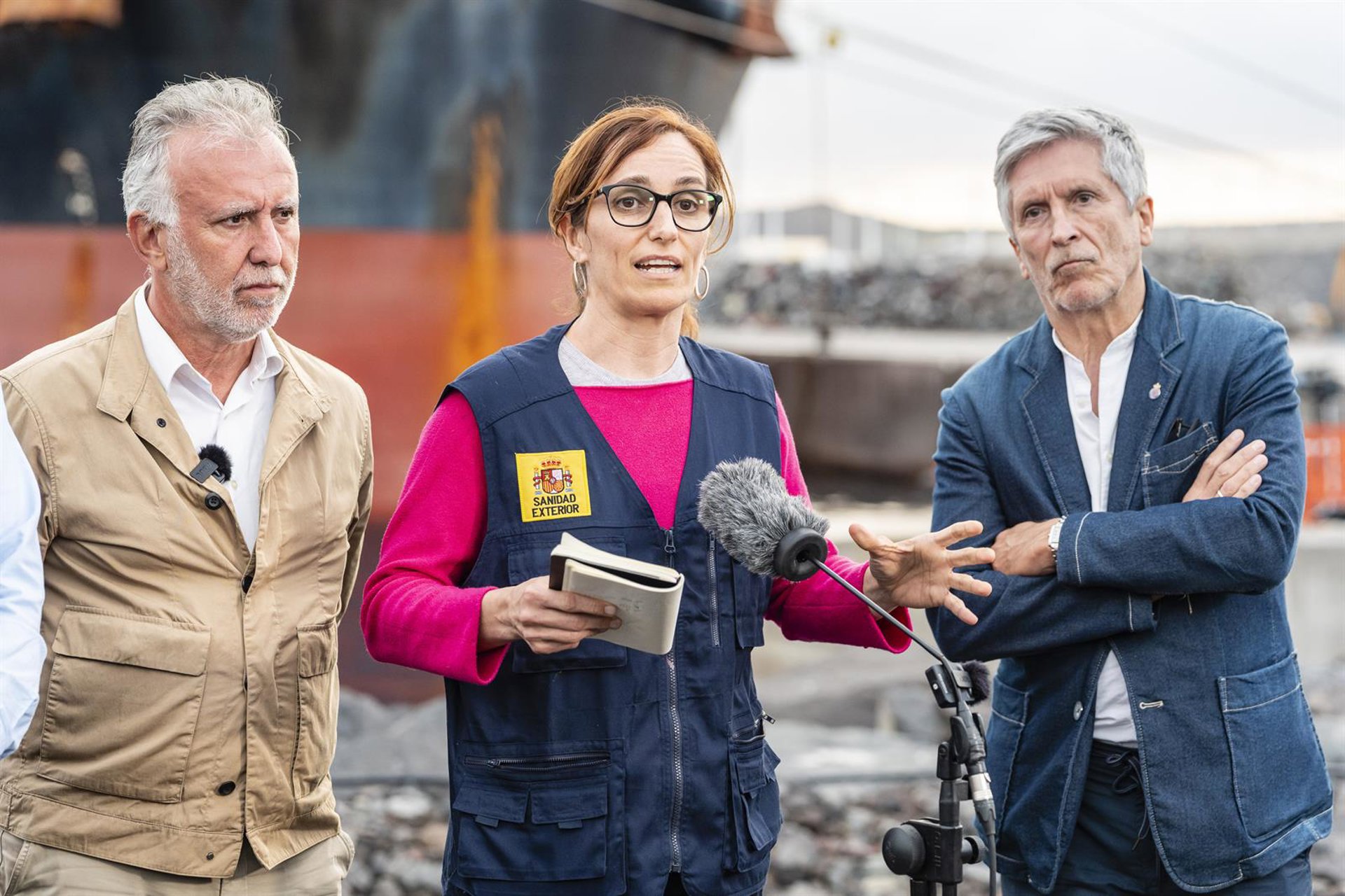 García huye de la «polémica estéril» con Canarias y subraya que el Gobierno de España «está trabajando»