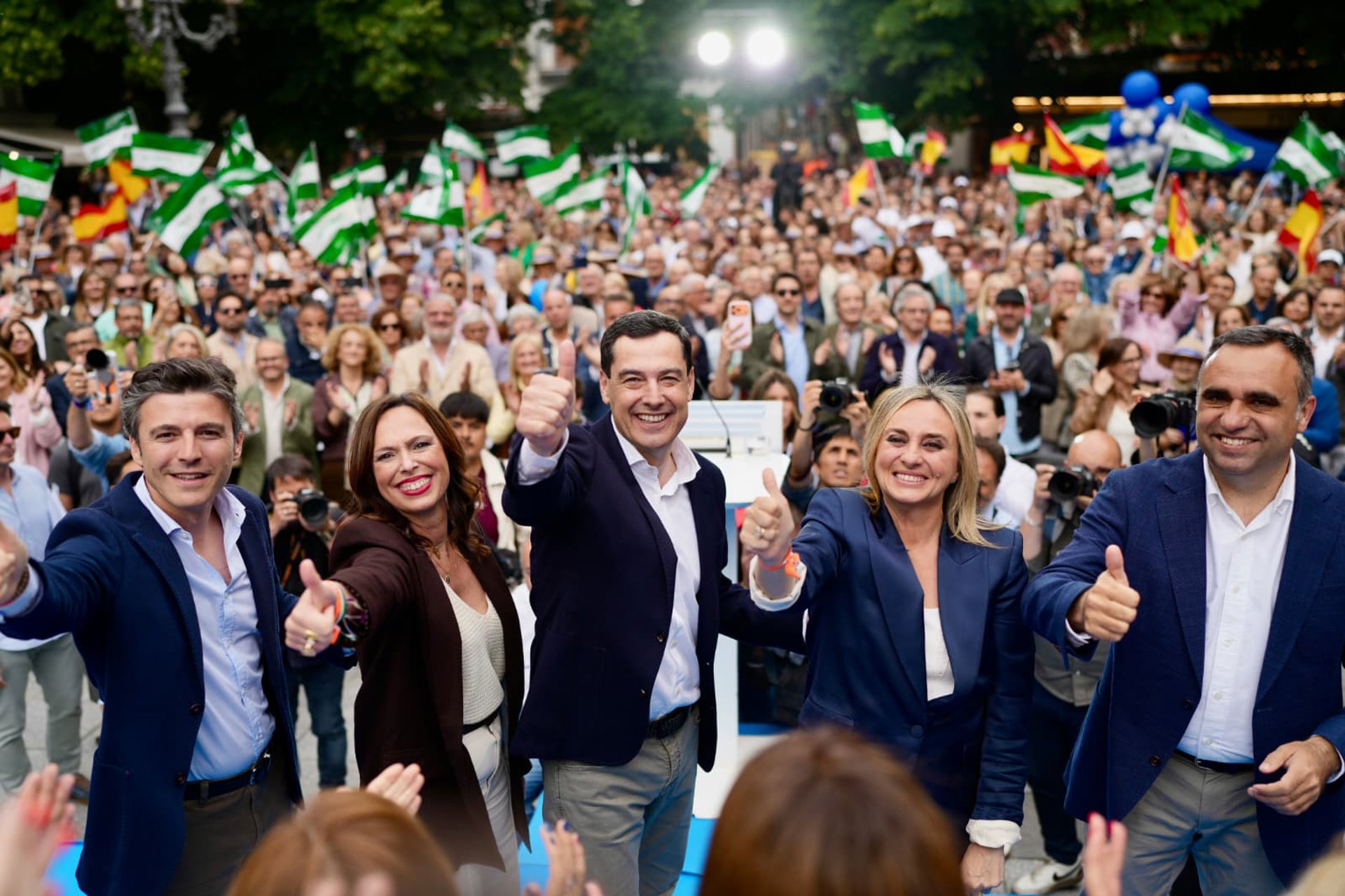 Moreno pide la «matrícula de honor» para el PP-A y que pueda haber ya gobierno en julio con mayoría «suficiente»
