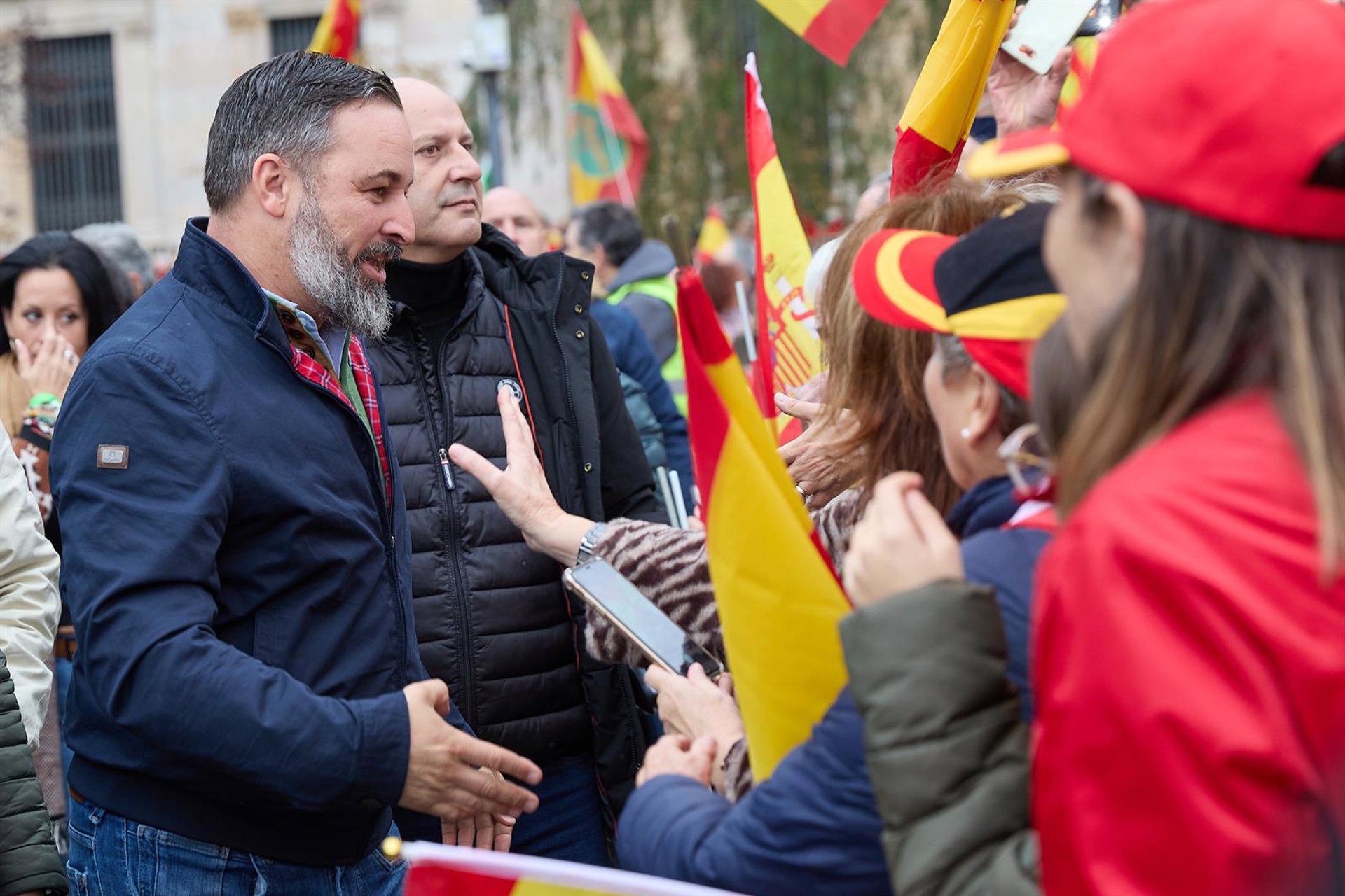 Abascal se suma el sábado a la marcha de Sociedad Civil Española para pedir la dimisión de Sánchez
