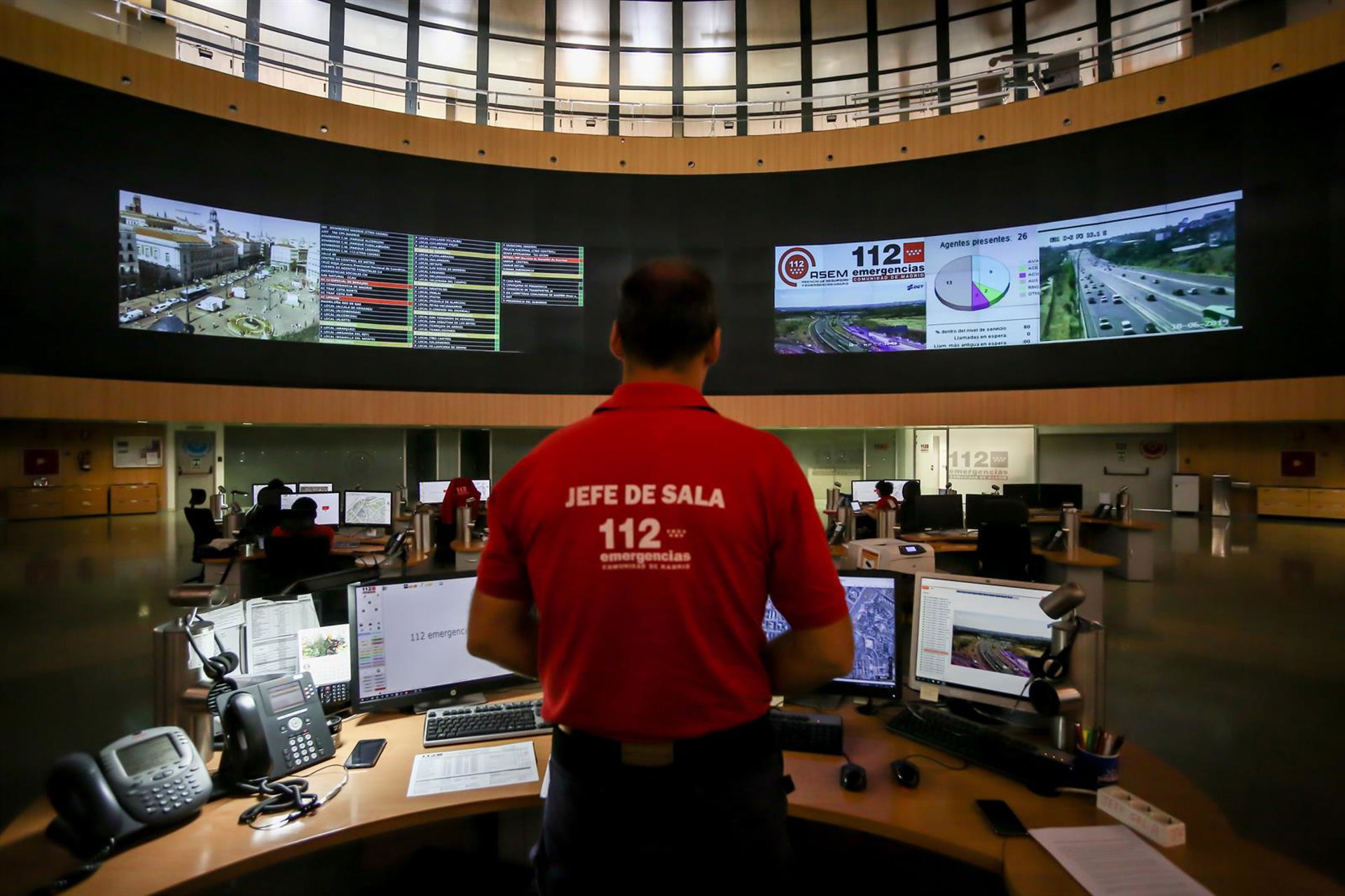 Problemas técnicos en el teléfono 112 de la Comunidad de Madrid impiden que el servicio se preste con normalidad