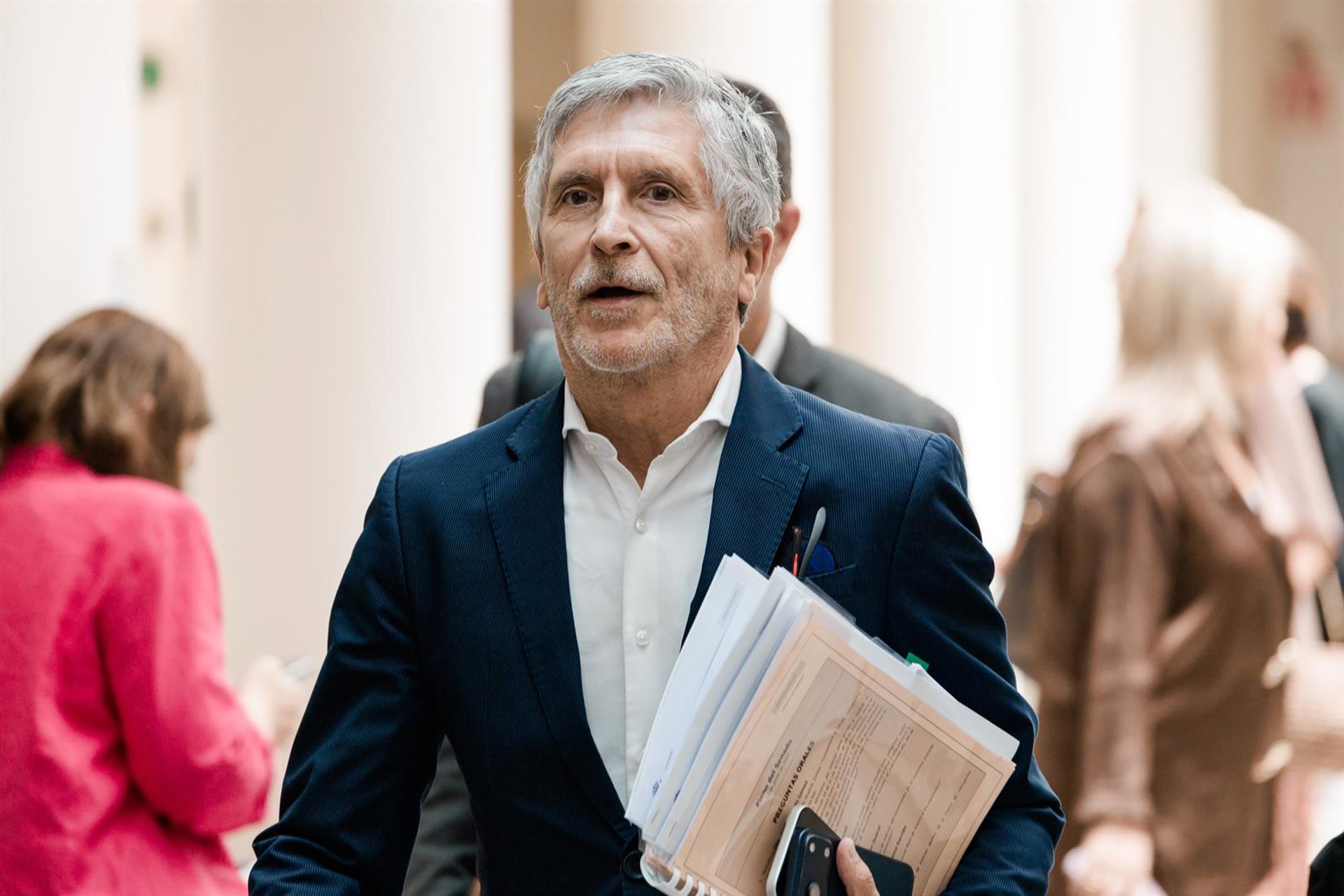 Marlaska reitera que Mercedes González no habló con Leire Díez sobre la UCO ni presionó o «expedientó» a ningún agente