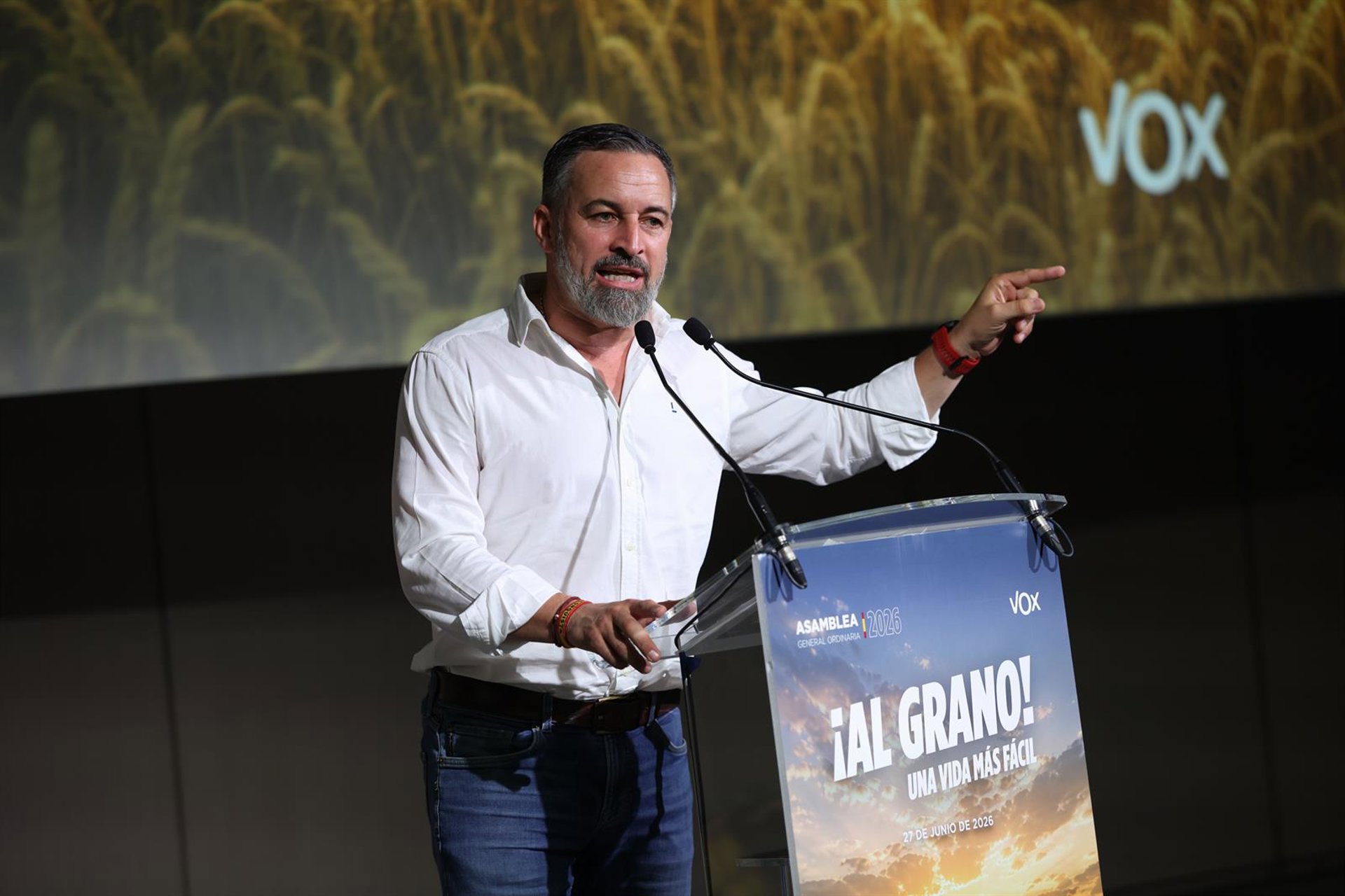 Abascal cree que Sánchez no cesa a la directora de la Guardia Civil y el DAO porque «dirige la trama mafiosa»