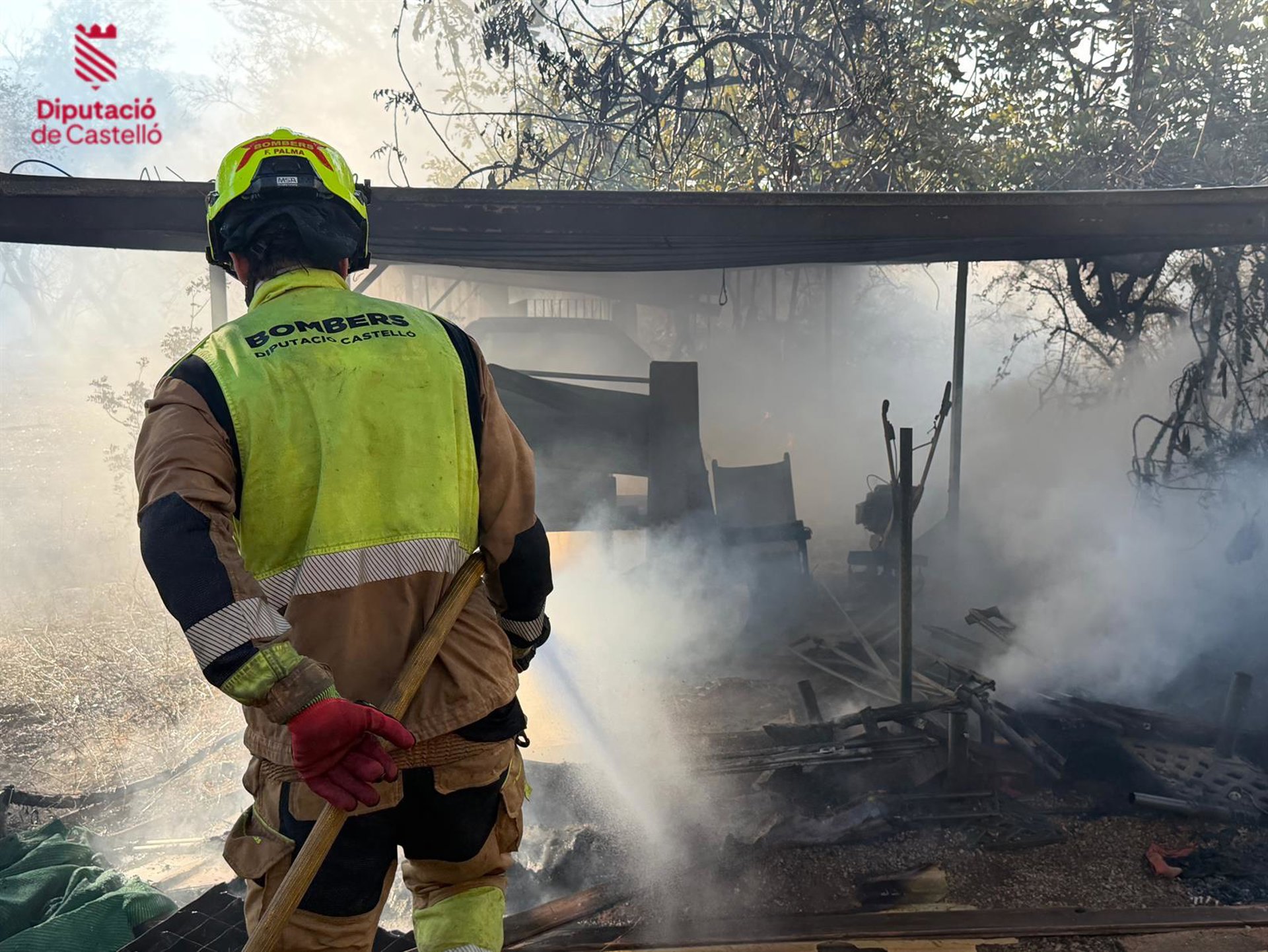 El incendio de vegetación de Peñíscola se encuentra estabilizado