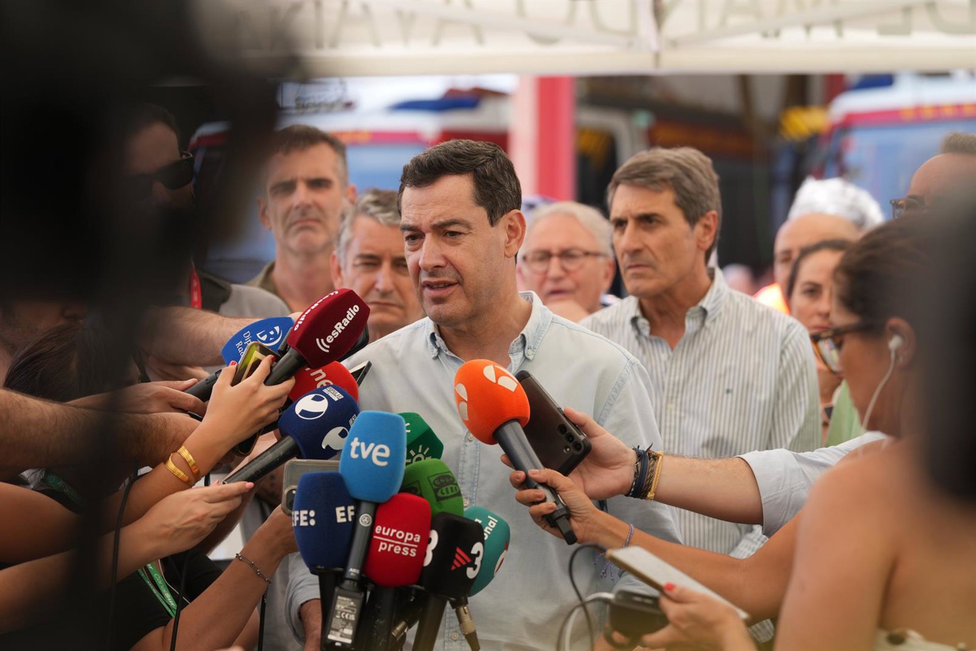 Moreno sobre el fuego de Los Gallardos: «Es una bomba de relojería, de los más complejos de los últimos años»