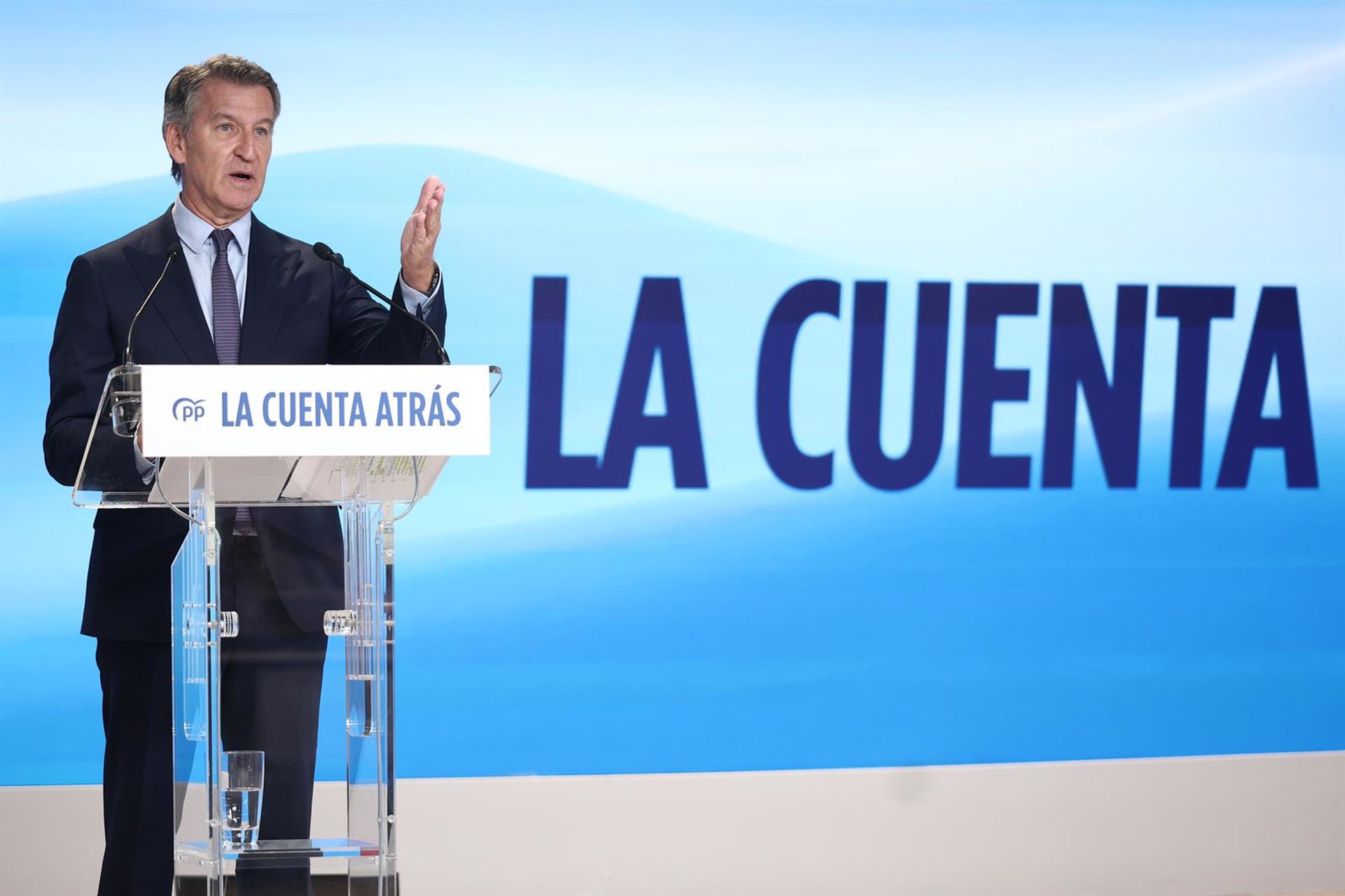 Feijóo «activa la cuenta atrás» para echar a Sánchez: «Merece un castigo electoral por ser una desgracia para el país»