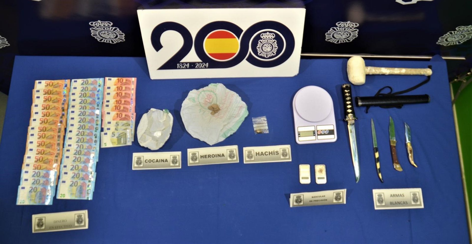 Desarticulan dos puntos de venta de heroína y cocaína en Valladolid tras el arresto de una pareja