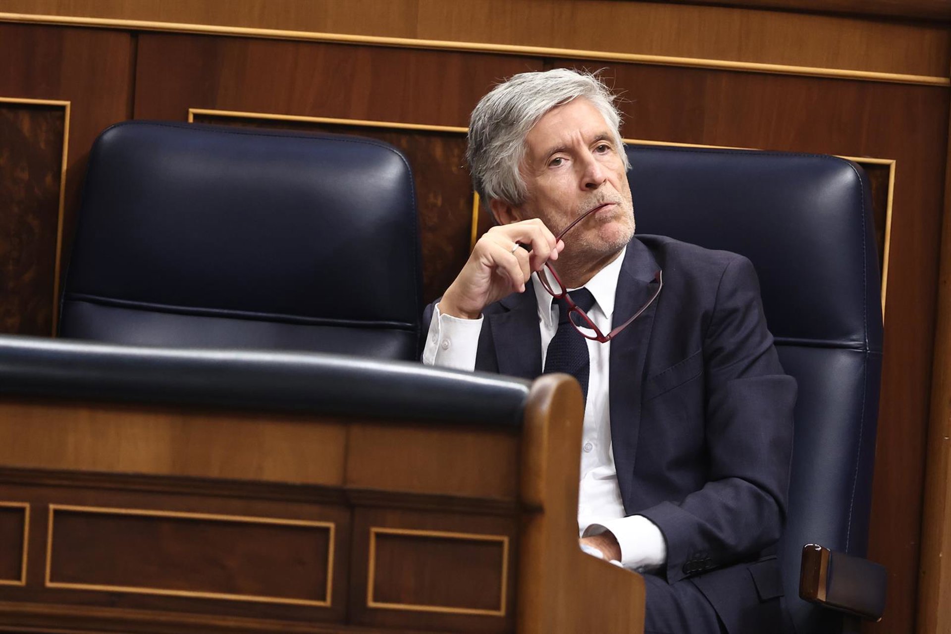 Marlaska califica de bulo que la CIA avisara al CNI de la crisis de Ceuta: Robles lo habría elevado a Seguridad Nacional