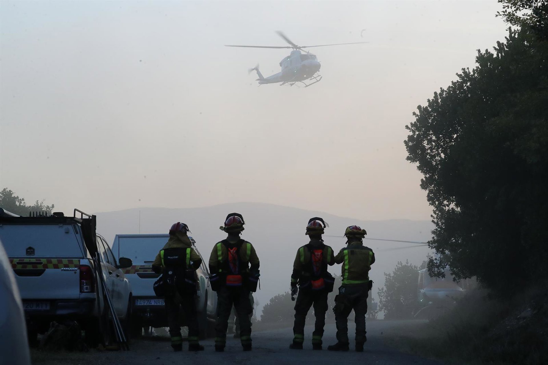 Controlado el incendio de Quiroga, que afecta a unas 460 hectáreas