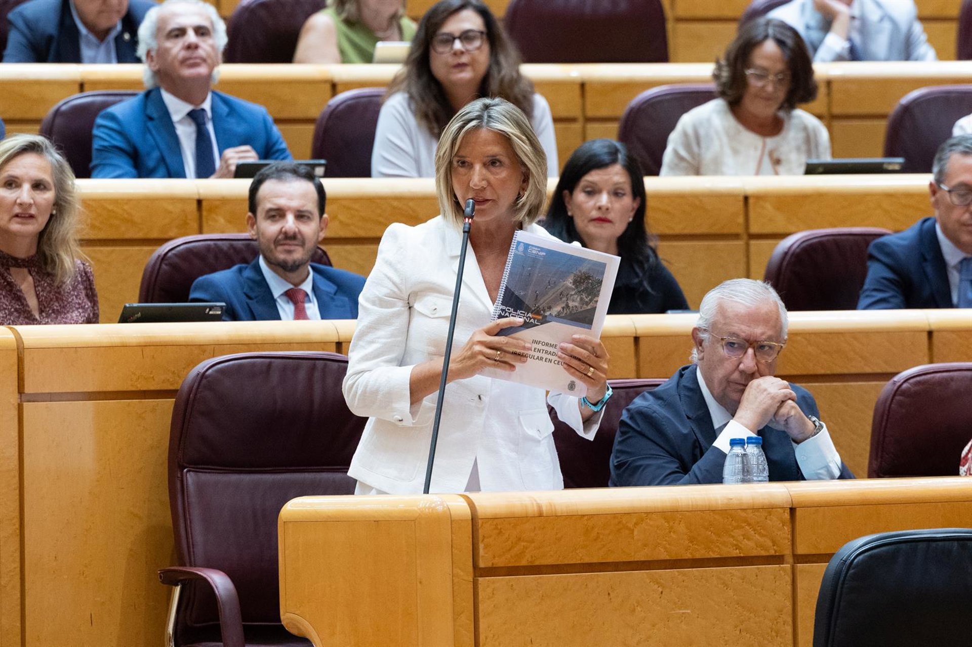 El PP vuelve a citar en el Senado a Marlaska, Robles y Albares por la crisis de Ceuta tras su «plantón» en agosto
