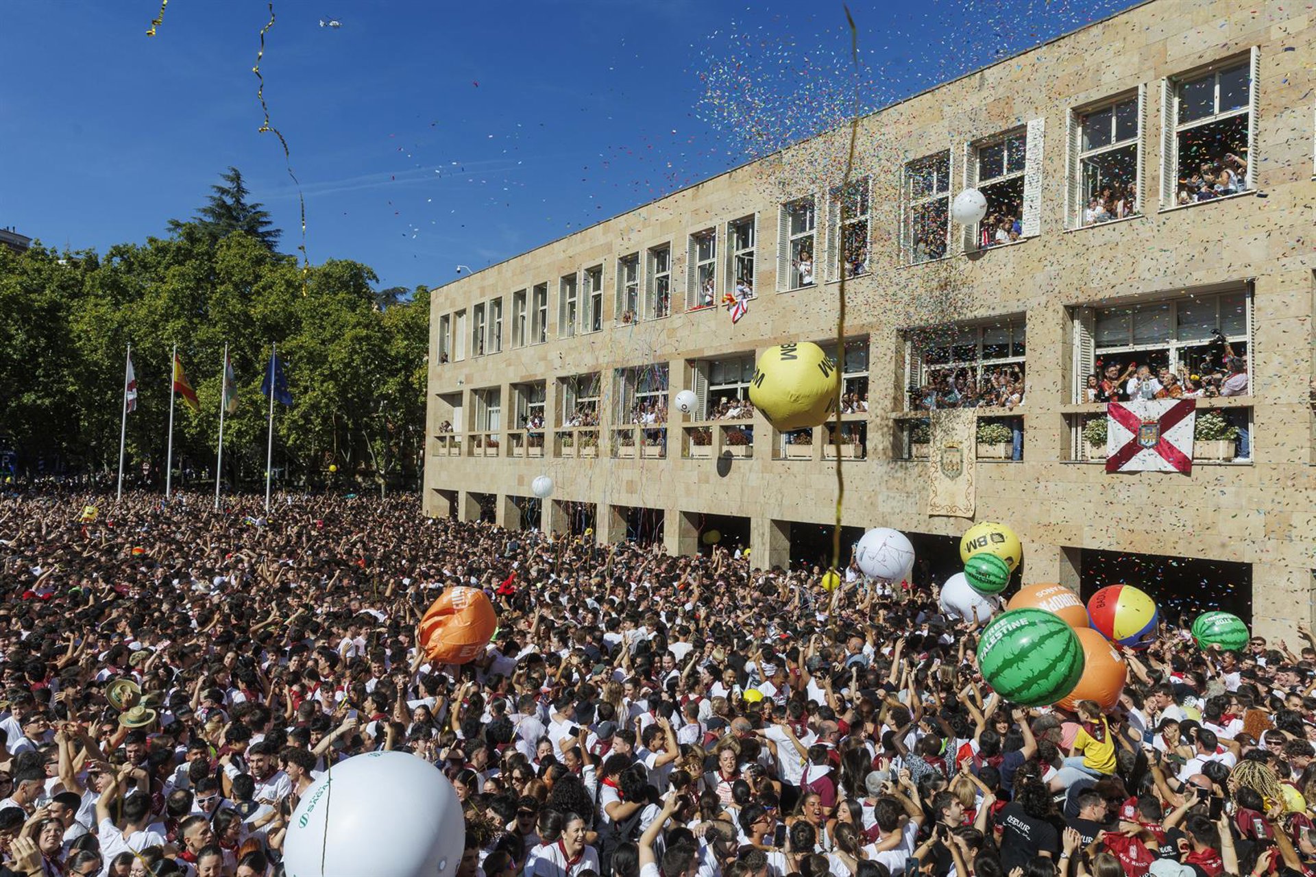 Logroño estalla en sus fiestas de San Mateo 2026 con un cohete multitudinario y con recuerdo para Ceuta