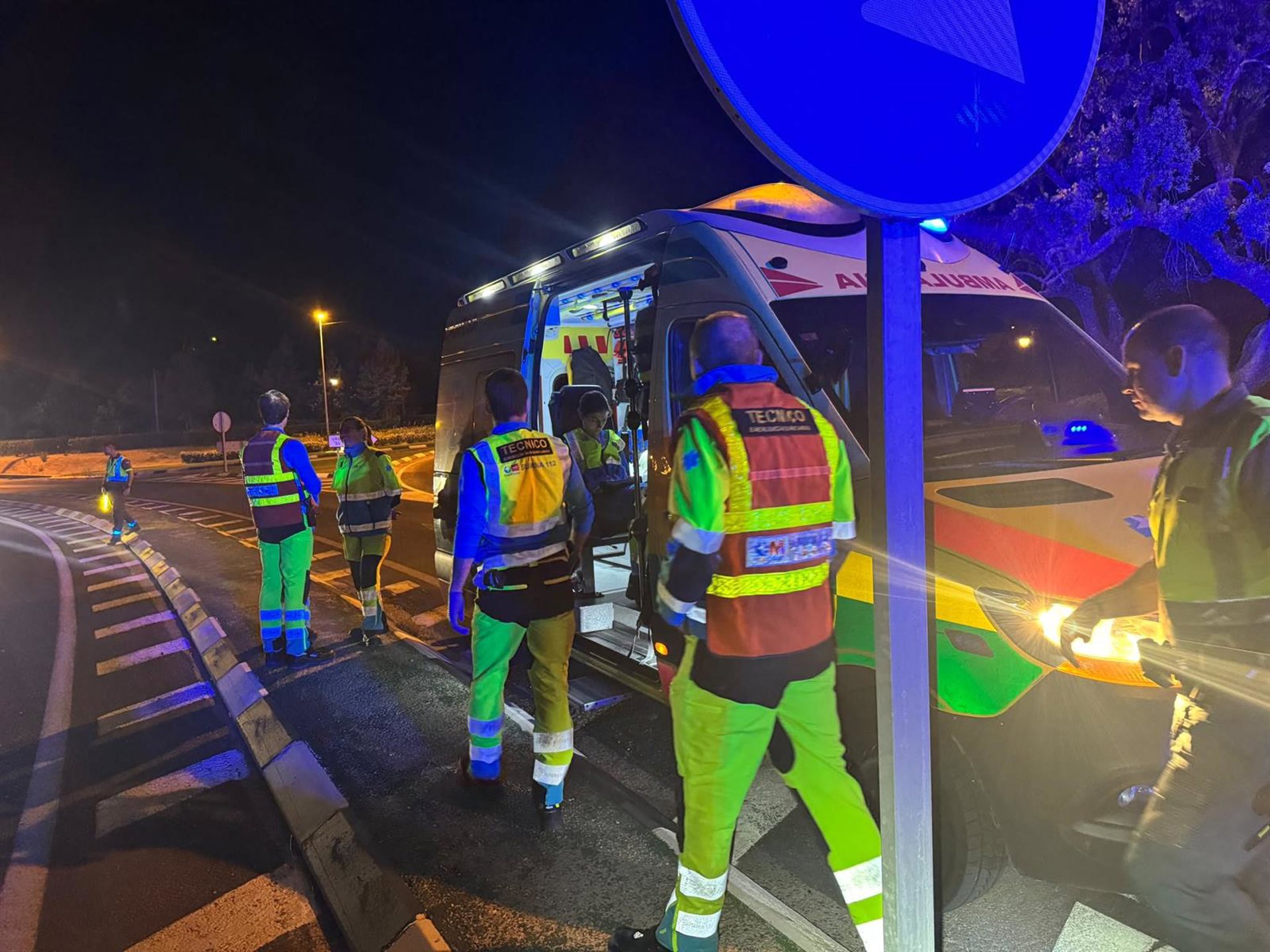 Fallece un motorista en la M-516 en Boadilla del Monte tras salirse de la vía y chocar contra las protecciones