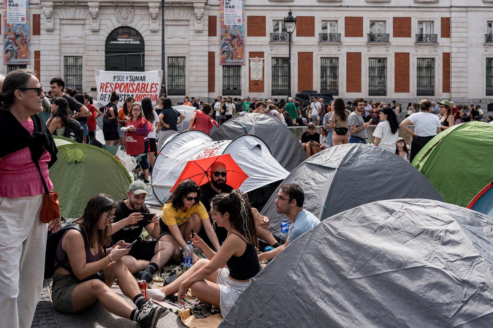 El Ayuntamiento de Madrid acusa a la Delegación del Gobierno de «dejación de funciones» por la acampada de Sol