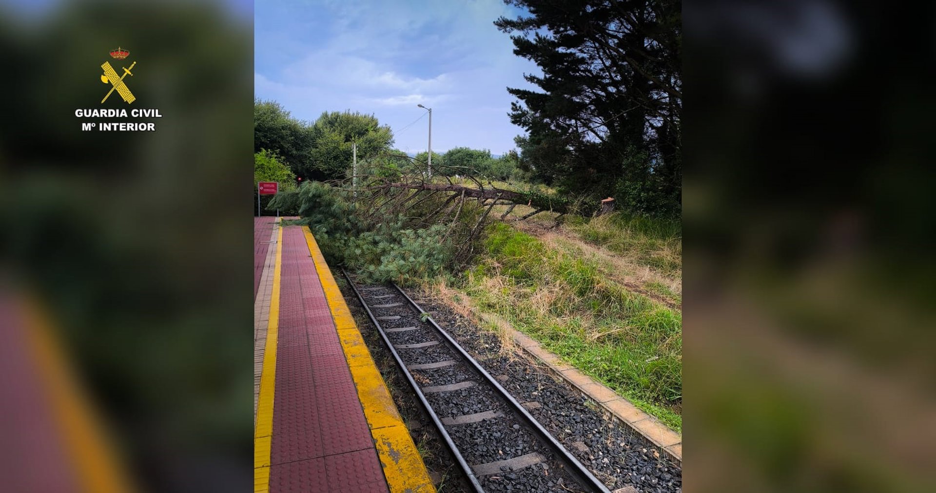 Investigan a una persona acusada de sabotear la línea del FEVE en Ortigueira (A Coruña)