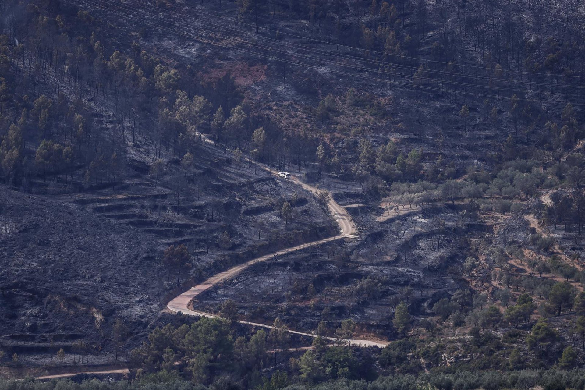 La Guardia Civil detiene al presunto autor del incendio forestal de Tuéjar